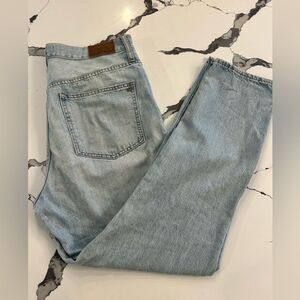 Madewell Blue Straight Jeans Classic Style